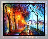 Drzewa, Park, Zbudowania, Leonid Afremow