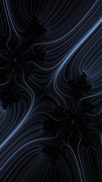Abstrakcyjne niebieskie poszarpane linie na czarnym tle