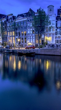 Amsterdam nocą
