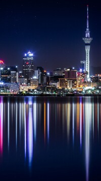 Auckland nocą