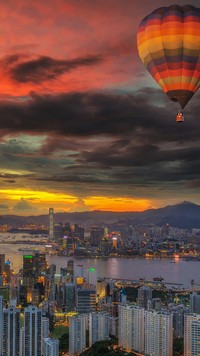 Balon  nad Hongkongiem