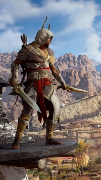 Bayek z gry Assassins Creed Origins