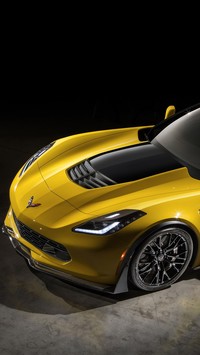 Chevrolet Corvette Z06  w kolorze żółtym