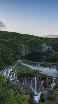 Chorwackie jeziora i wodospady