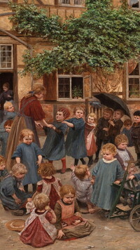 Dzieci na obrazie Franza Xavera Langa