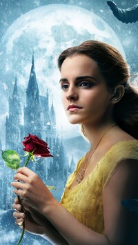 Emma Watson z różą