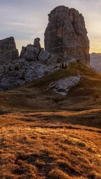 Formacje skalne w Dolomitach