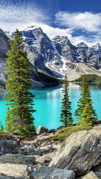 Jezioro Moraine w Kanadzie