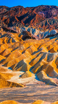 Krajobraz Parku Narodowego Death Valley w Kalifornii