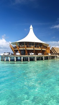Kurort nad Oceanem na Malediwach