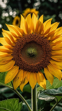 Kwiat słonecznika w zbliżeniu