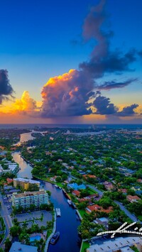 Miasto Fort Lauderdale na Florydzie
