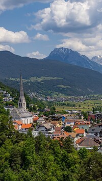 Miasto Imst w Austrii