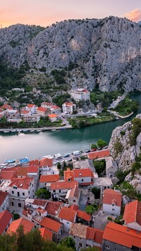 Miasto Omis w Chorwacji