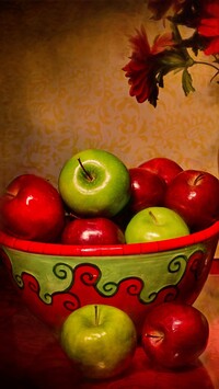 Miska z jabłkami