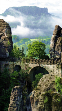 Most w Parku Narodowym Saskiej Szwajcarii