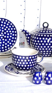 Niebieska ceramika z Bolesławca