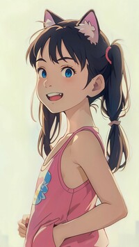 Niebieskooka dziewczyna w anime