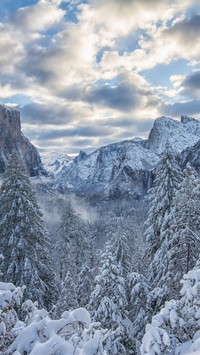 Park Narodowy Yosemite w zimie