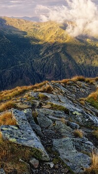 Pasmo górskie Niskie Taury w Alpach