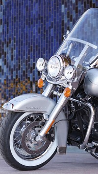 Przód motocykla Harley Davidson Road King Classic