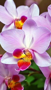 Różowe orchidee