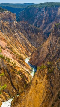 Rzeka w Wielkim Kanionie Yellowstone