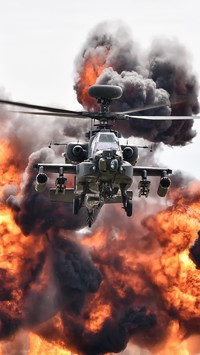Śmigłowiec szturmowy Bell AH-1 Cobra w akcji