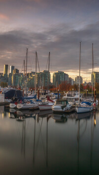 Stanley Park Marina w Vancouver