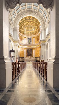 Wnętrze kościoła św.Patryka w Londynie