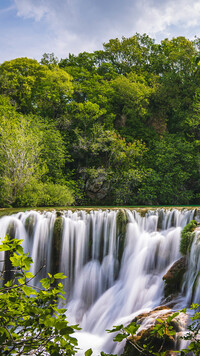 Wodospad Skadinski w Chorwacji