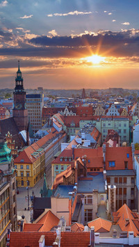 Wrocław widziany z lotu ptaka