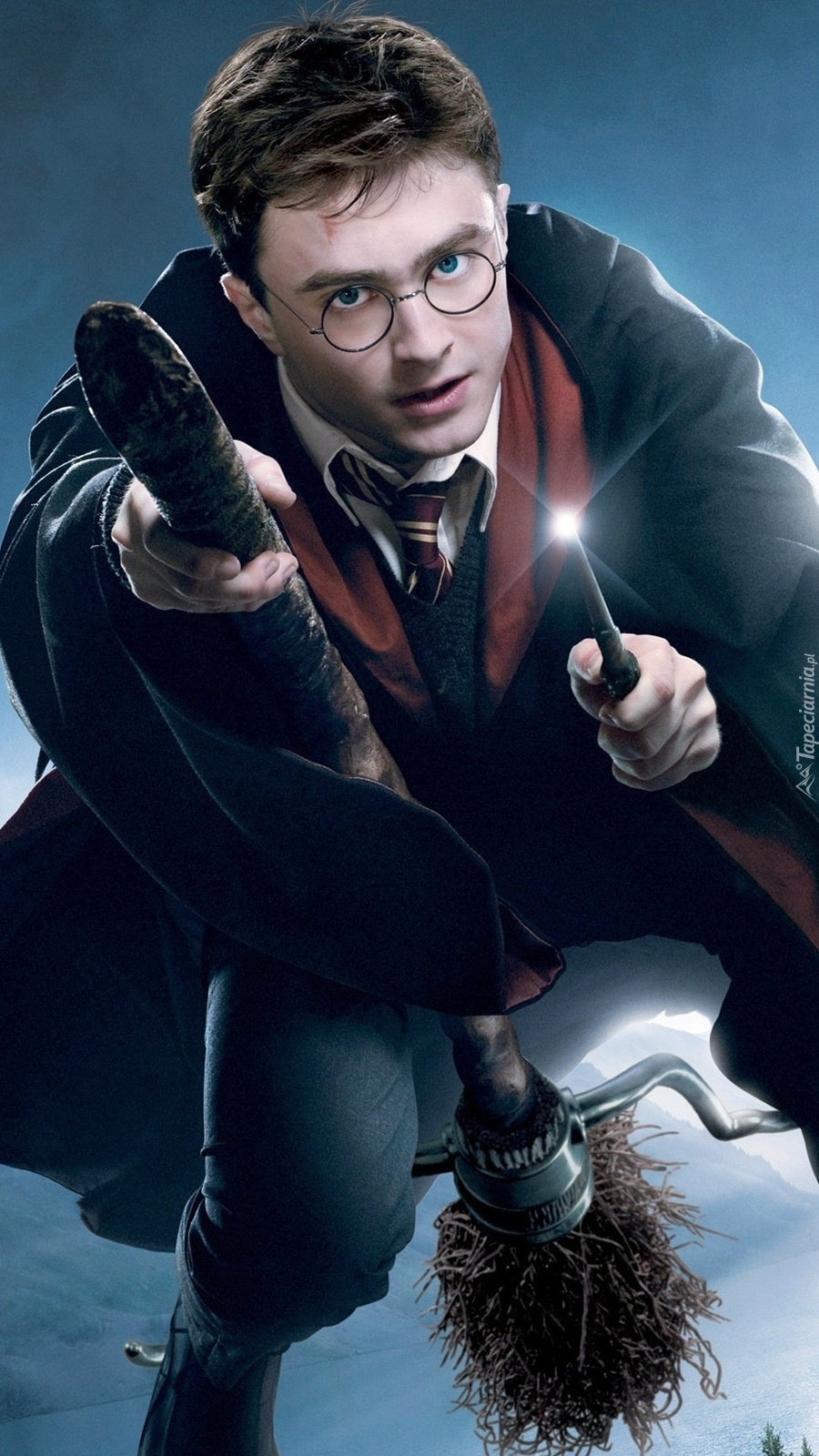 Tapety Na Telefon Z Harrym Potterem Lecący Harry Potter - Tapeta na telefon