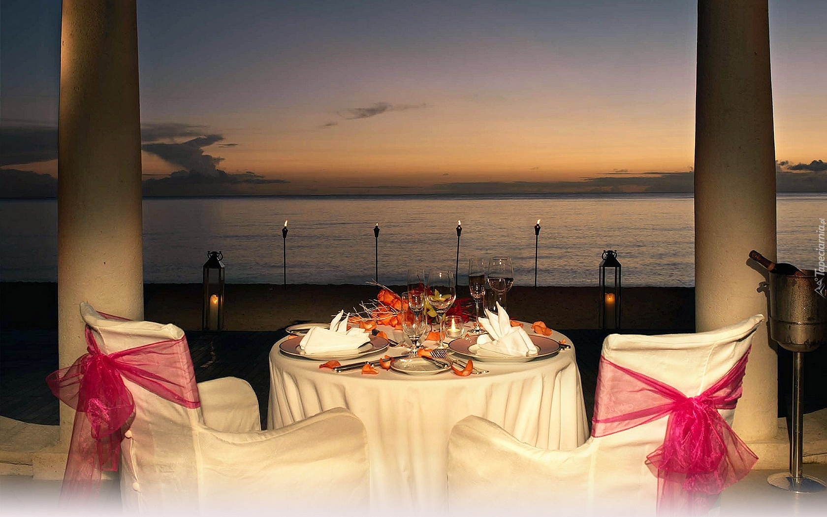Romantyczna, Restauracja, Morze