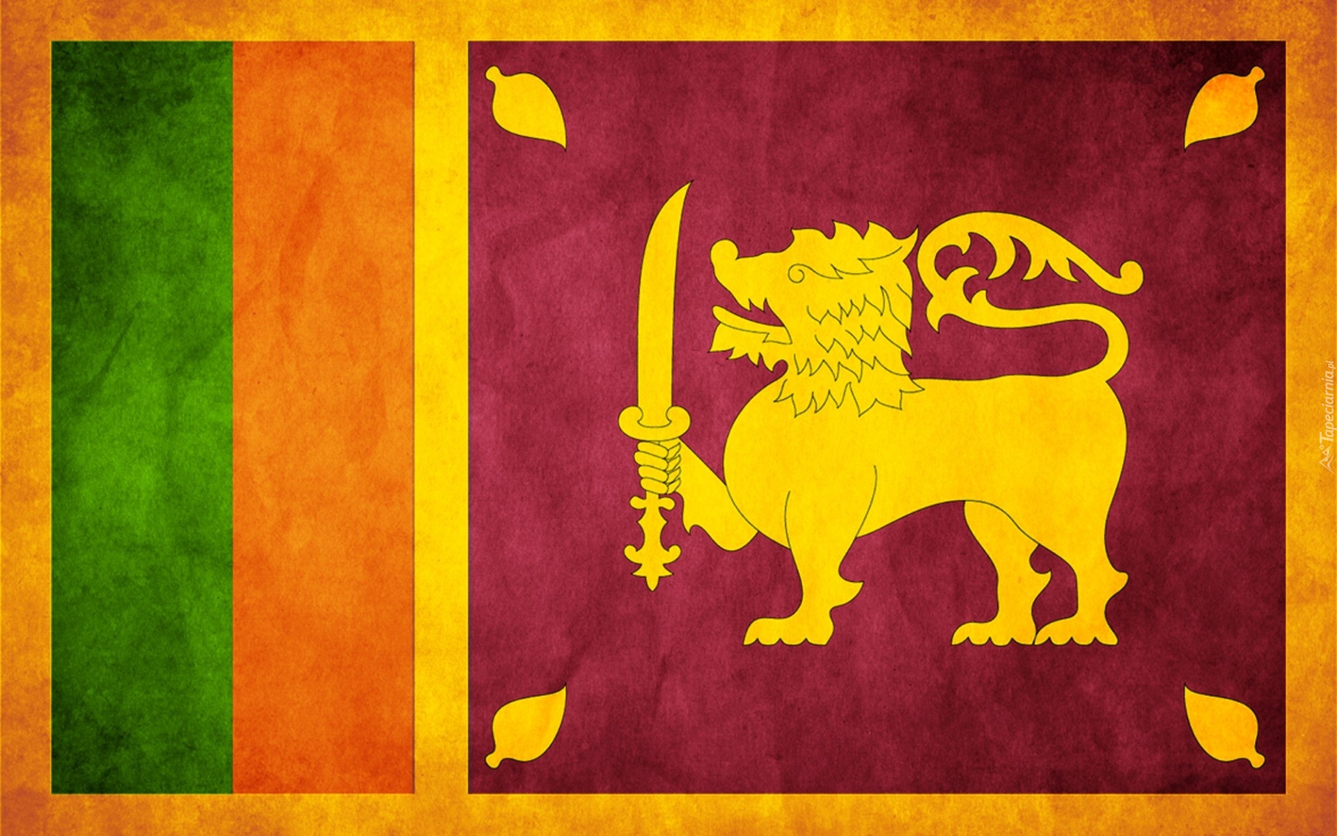 Flaga, Państwa, Sir Lanka