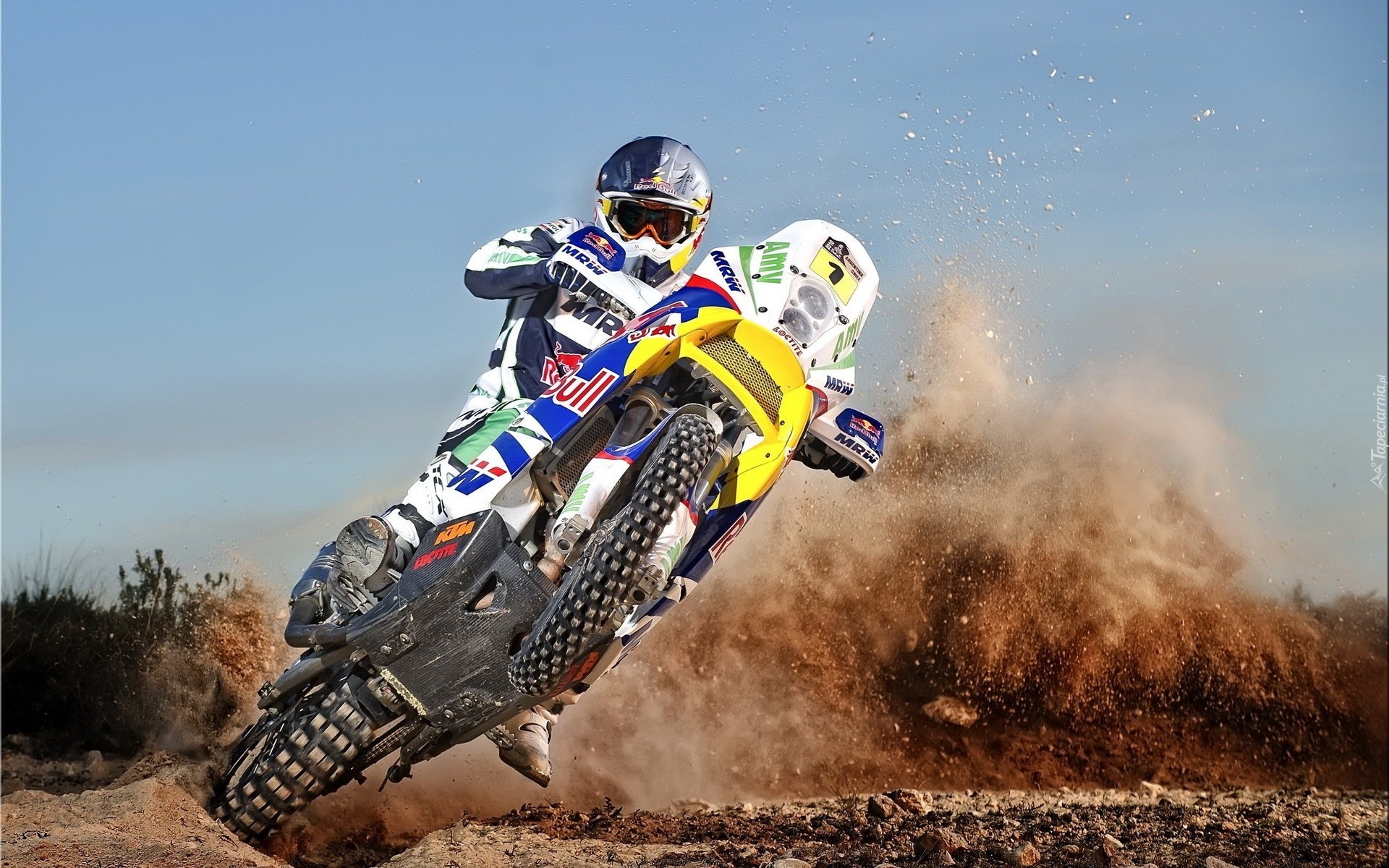 Motocross, Zawodnik, Ziemia