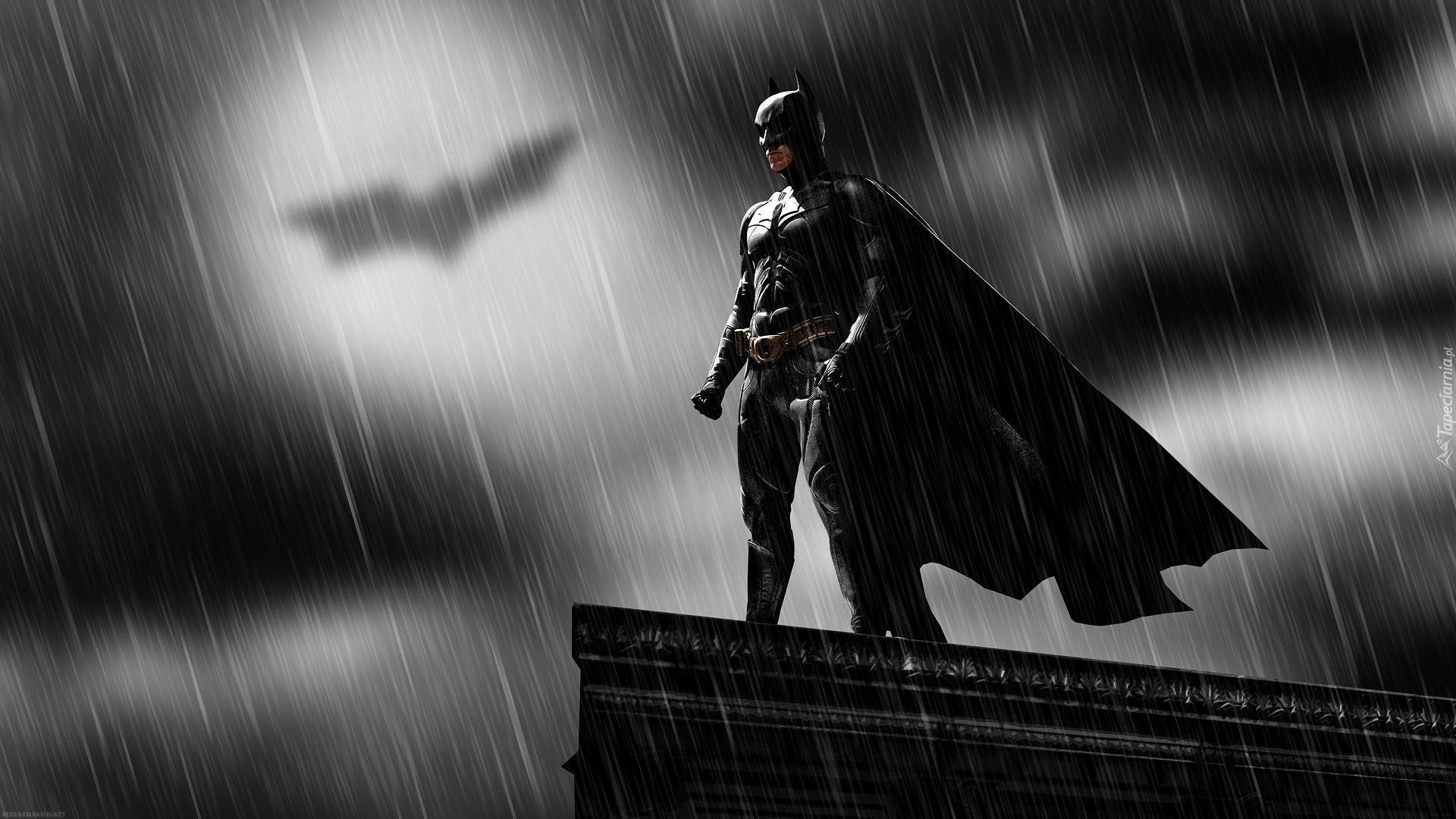 Batman, Dach, Deszcz