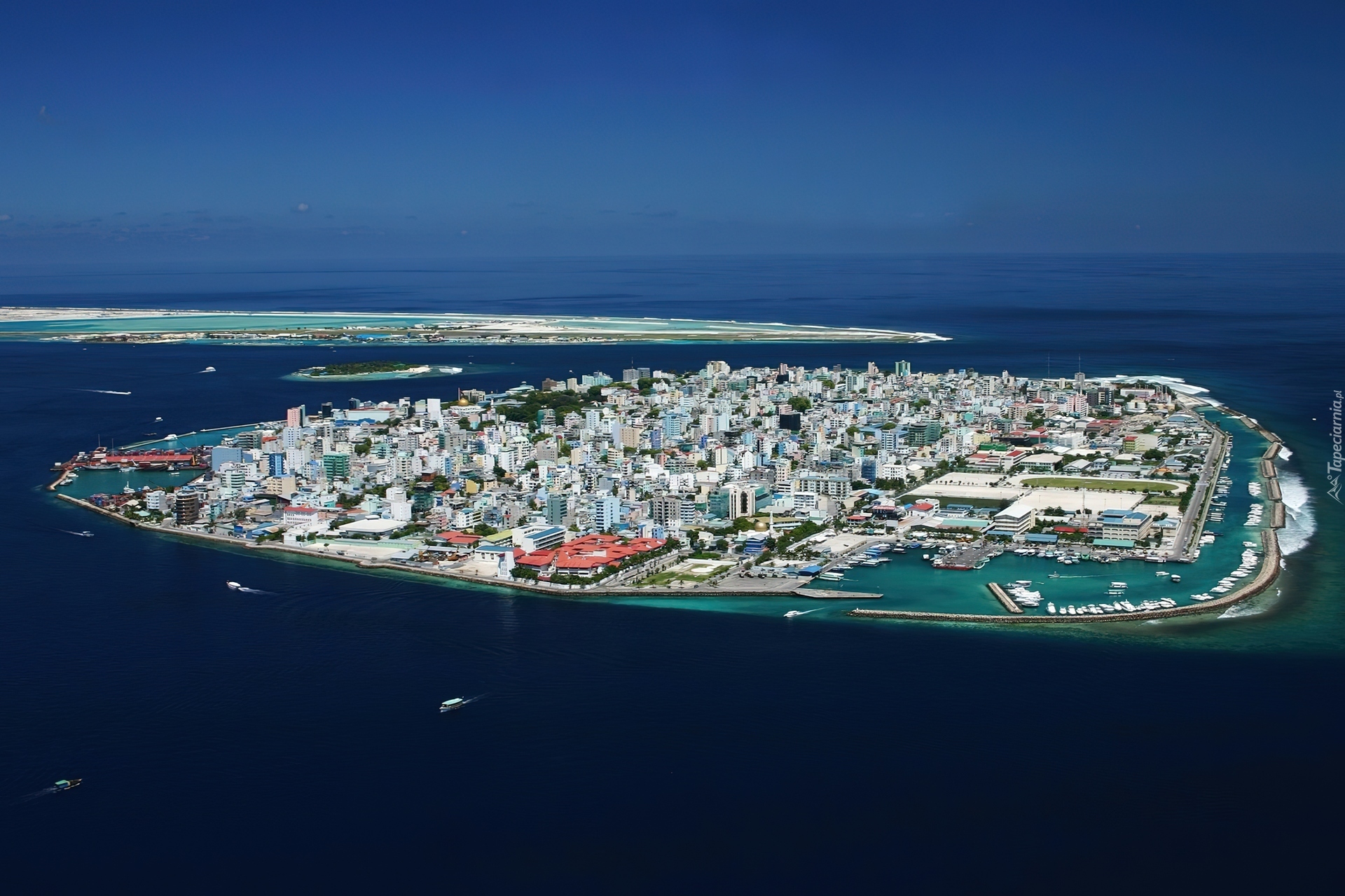 Malediwy, Stolica, Male, Wyspa, Ocean