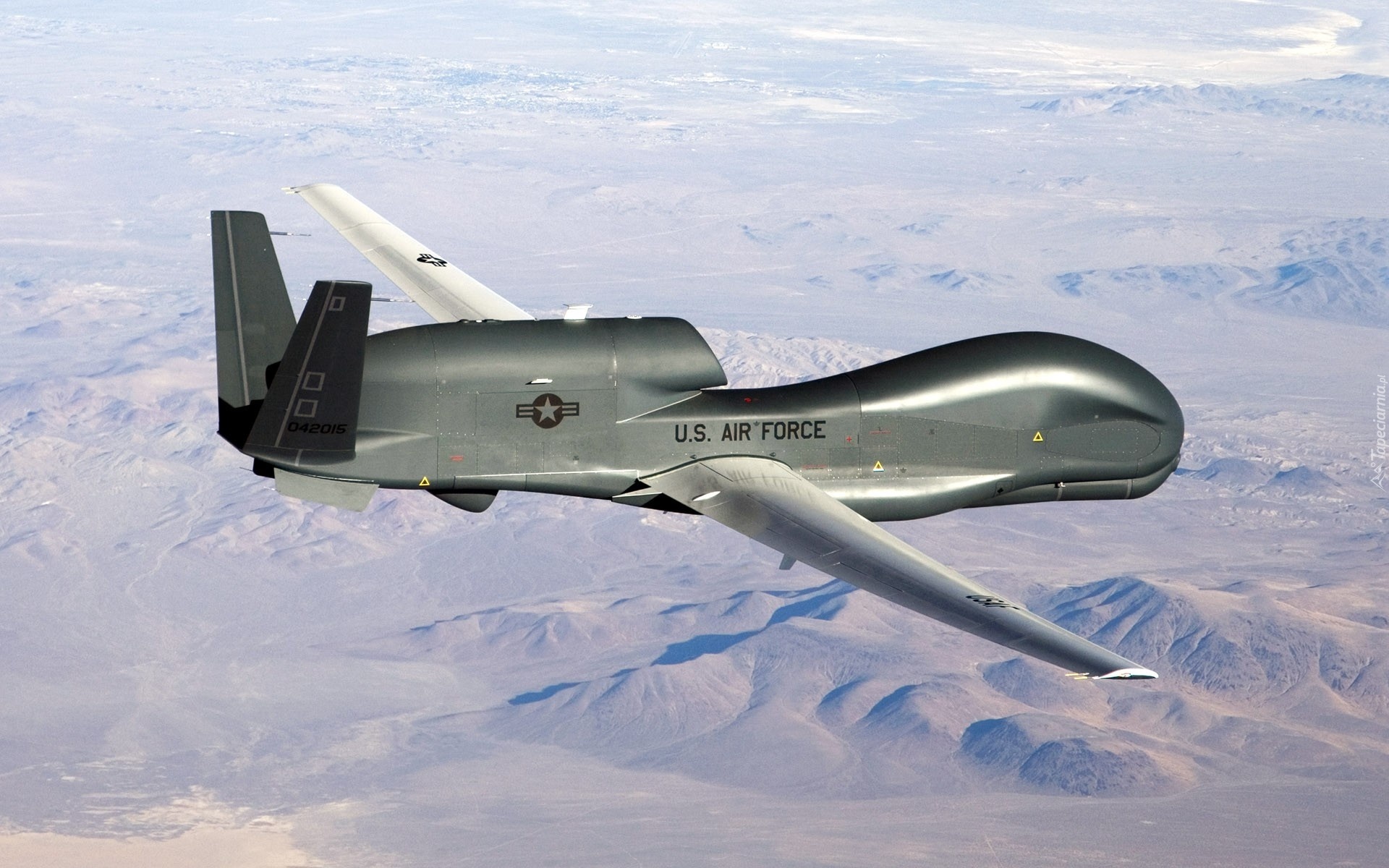 Bezzałogowy, Dron, Northrop, Grumman, RQ-4B, Global Hawk