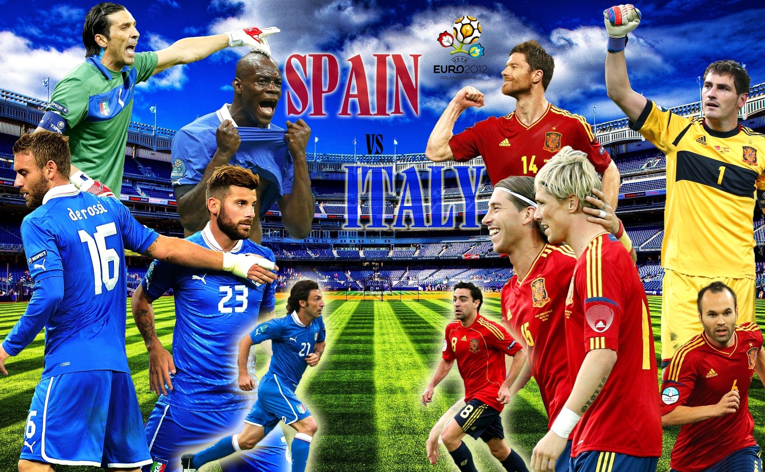 Euro 2012, Hiszpania, Włochy
