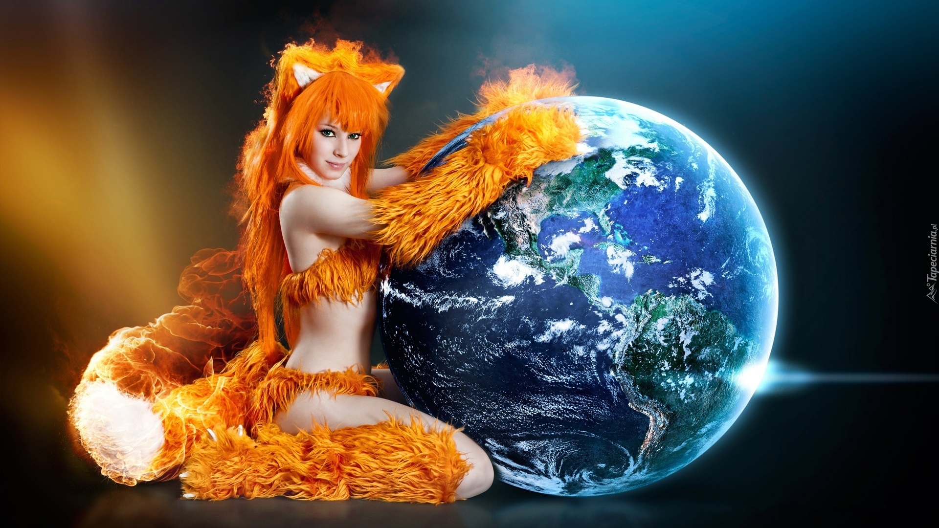 Firefox, Ruda, Kobieta, Ziemia