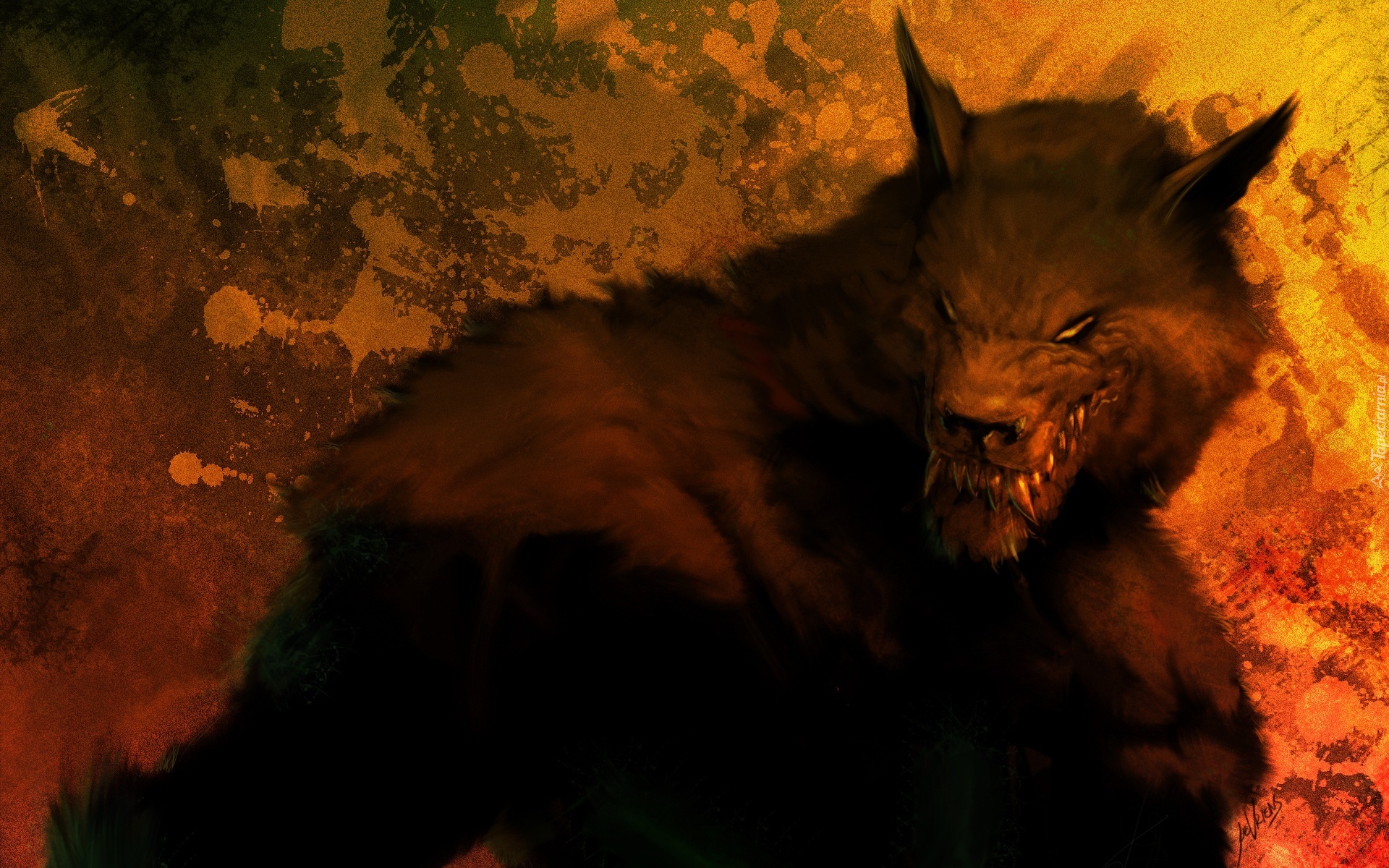 Wilkołak, Bestia, Wściekłość, Obraz