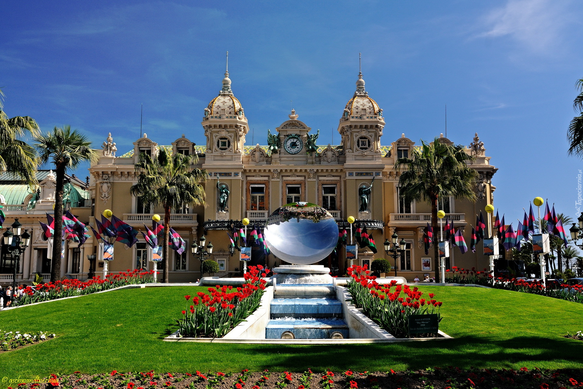 Pałac, Ogród, Monte Carlo, Monako