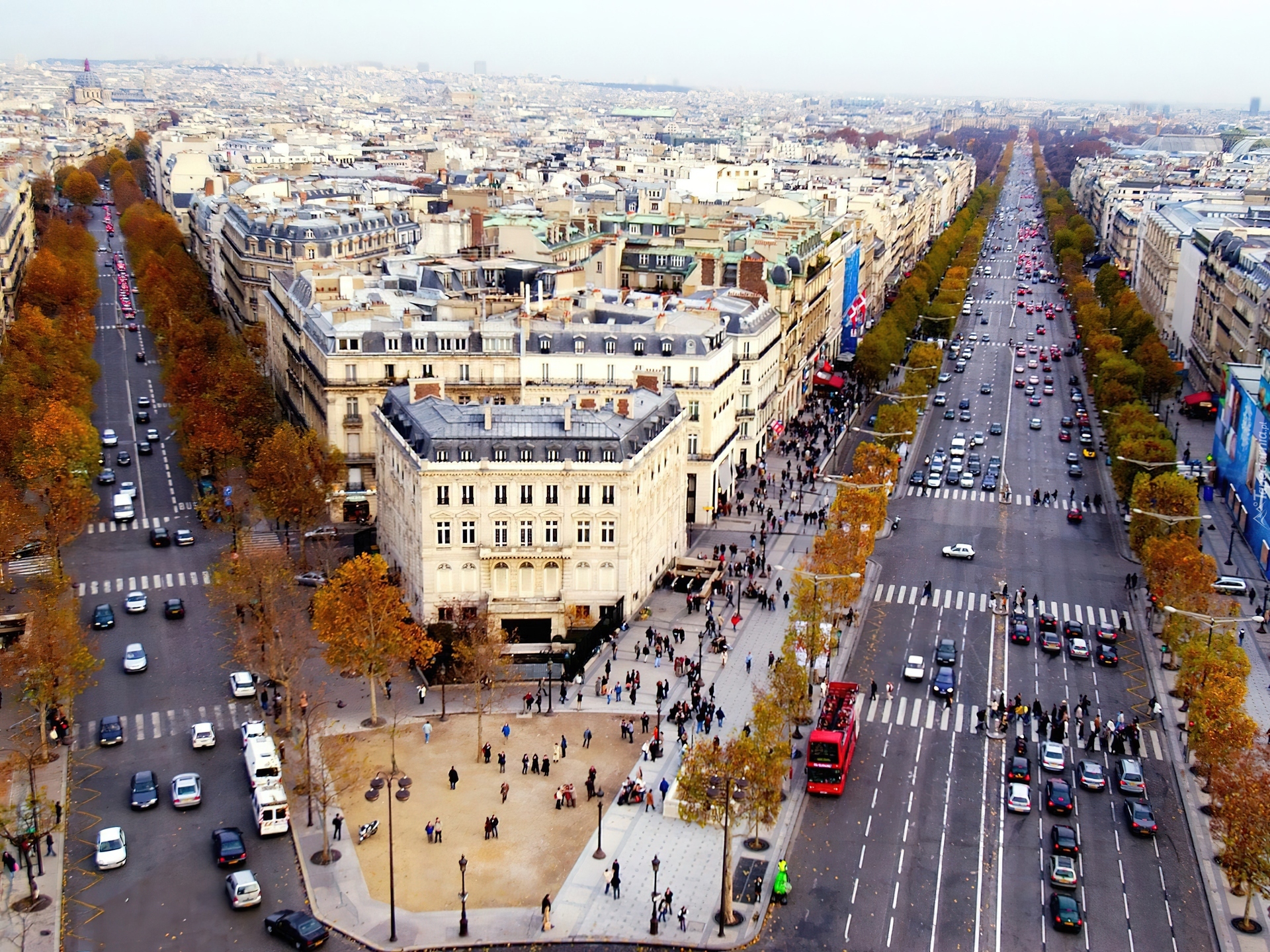 Panorama, Paryża, Francja