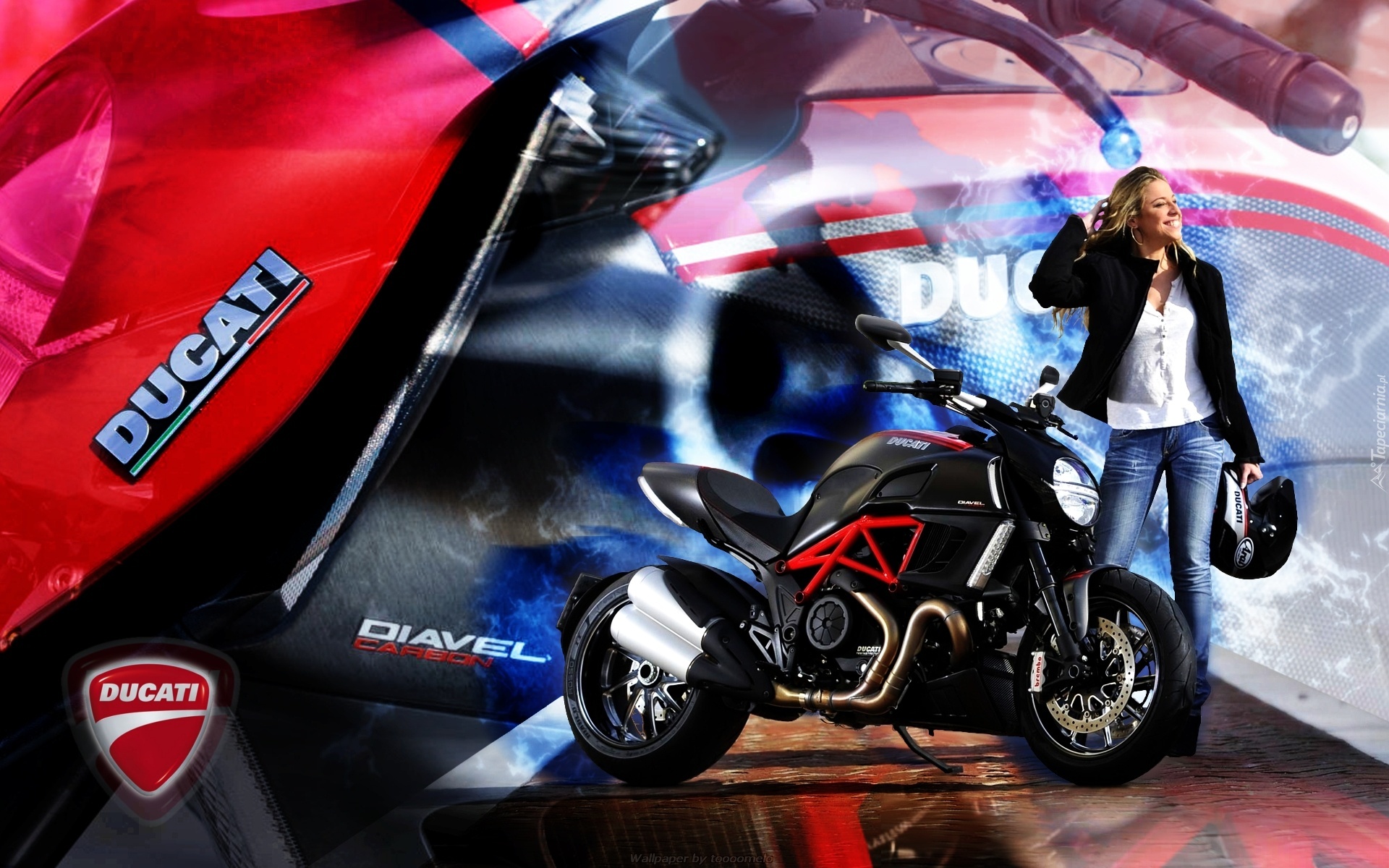 Ducati Diavel, Motocykl, Motocyklistka
