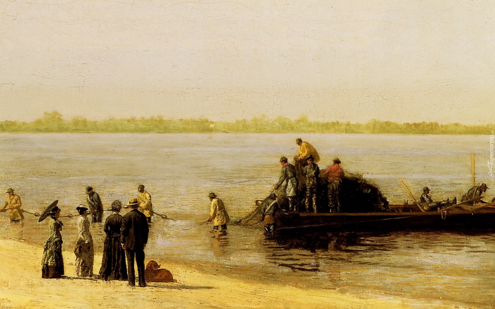 Thomas Eakins, Morze, Łódź, Rybacy