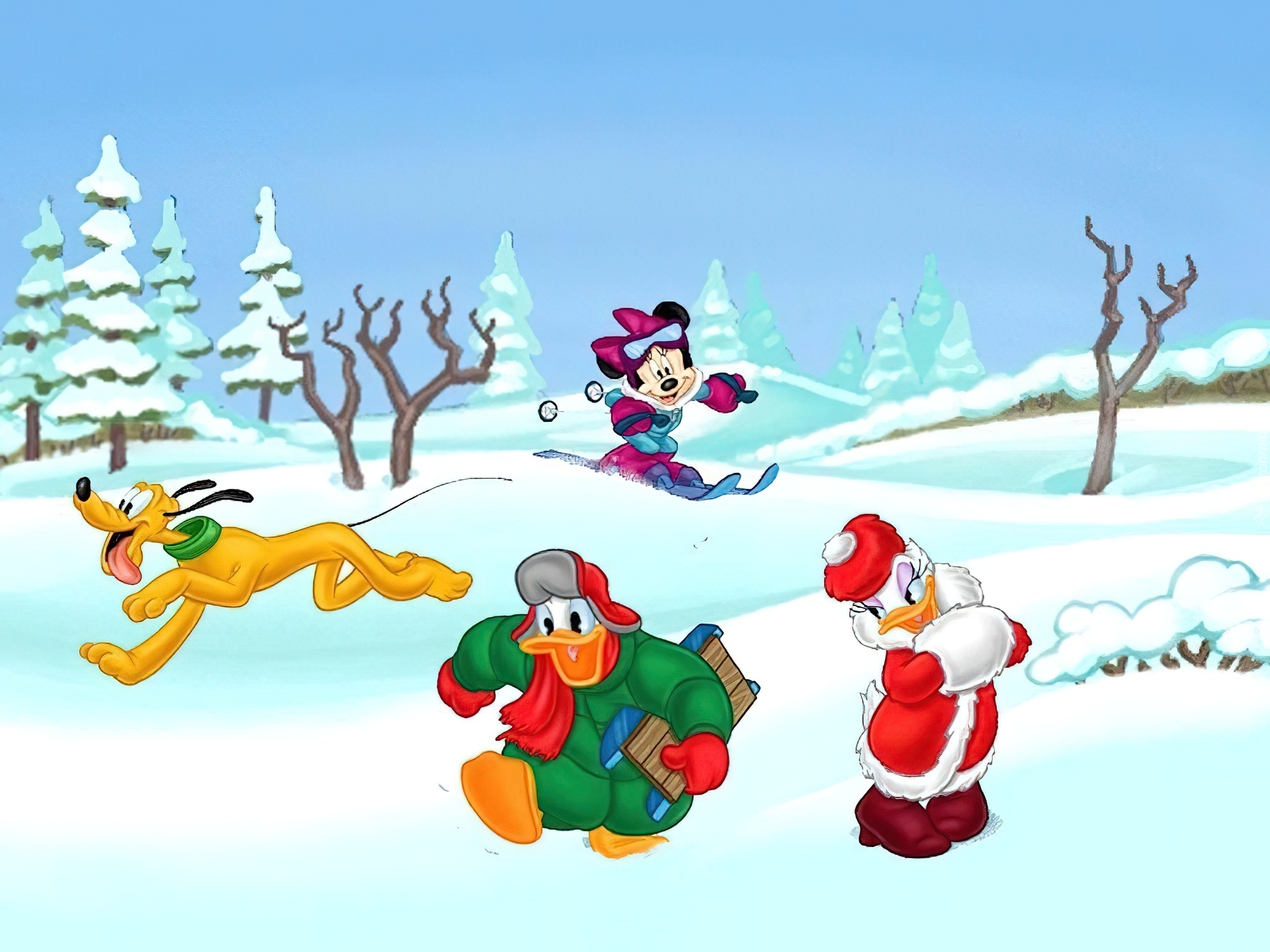 Boże Narodzenie, Kaczor Donald, Pluto
