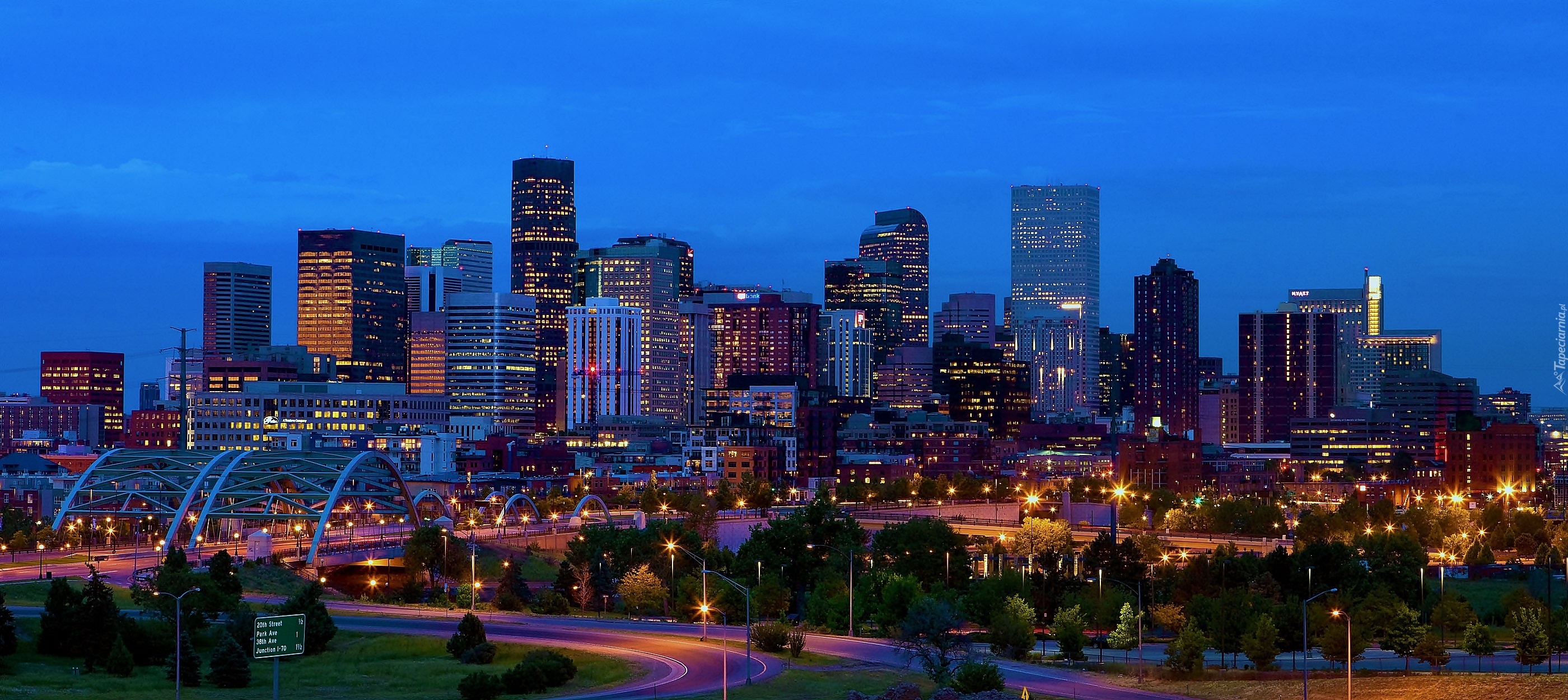 Denver, Kolorado, USA, Panorama, Miasta
