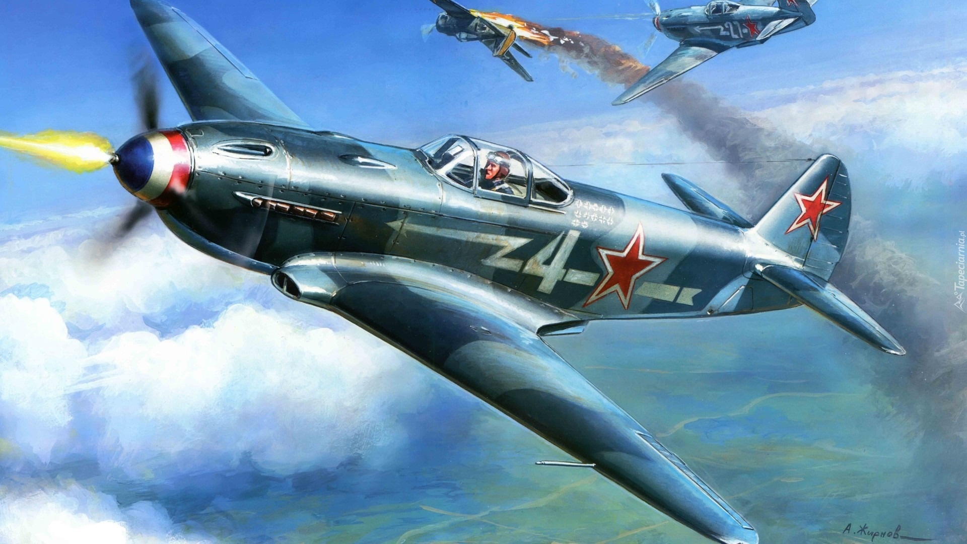 Yak-3, Chmury