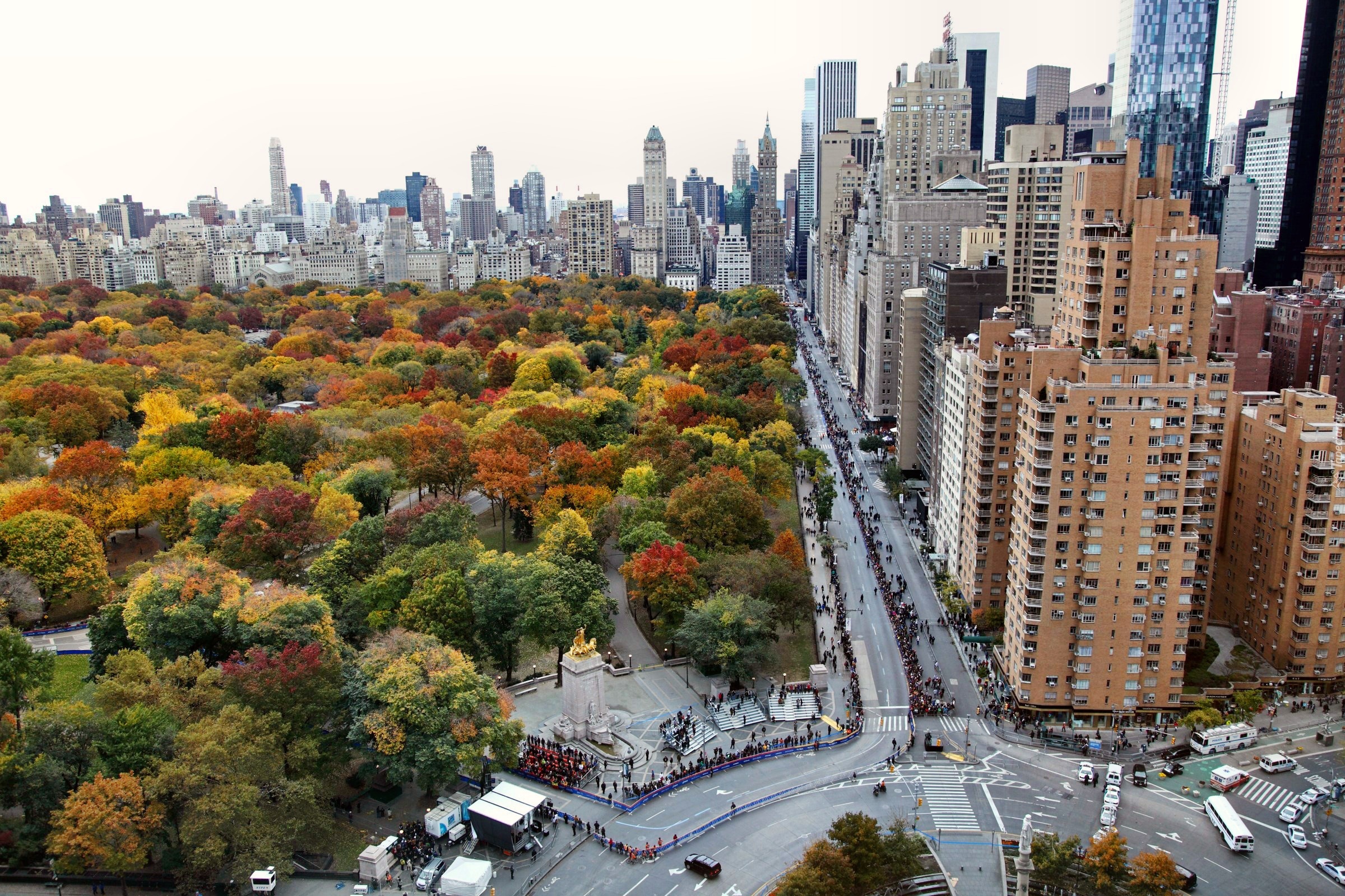 Central Park, Manhattan, Nowy Jork, Jesień
